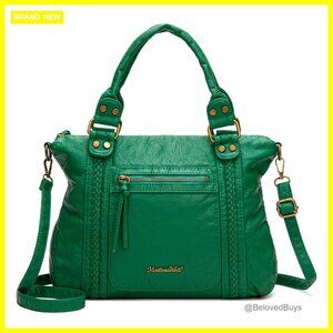 Roomy Crossbody Hobo Bag, Premium Soft PU Leather, Versatile Everyday Handbag